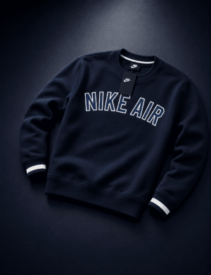 Nike Air Track Top Crew Neck Navy Nike Air Track Top Crew Neck Navy