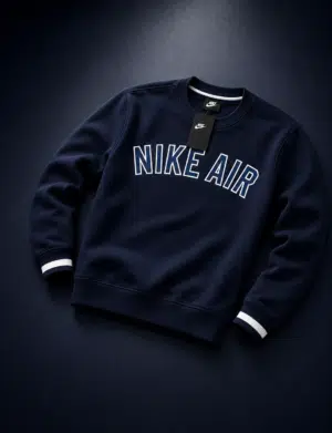 Nike Air Track Top Crew Neck Navy Nike Air Track Top Crew Neck Navy