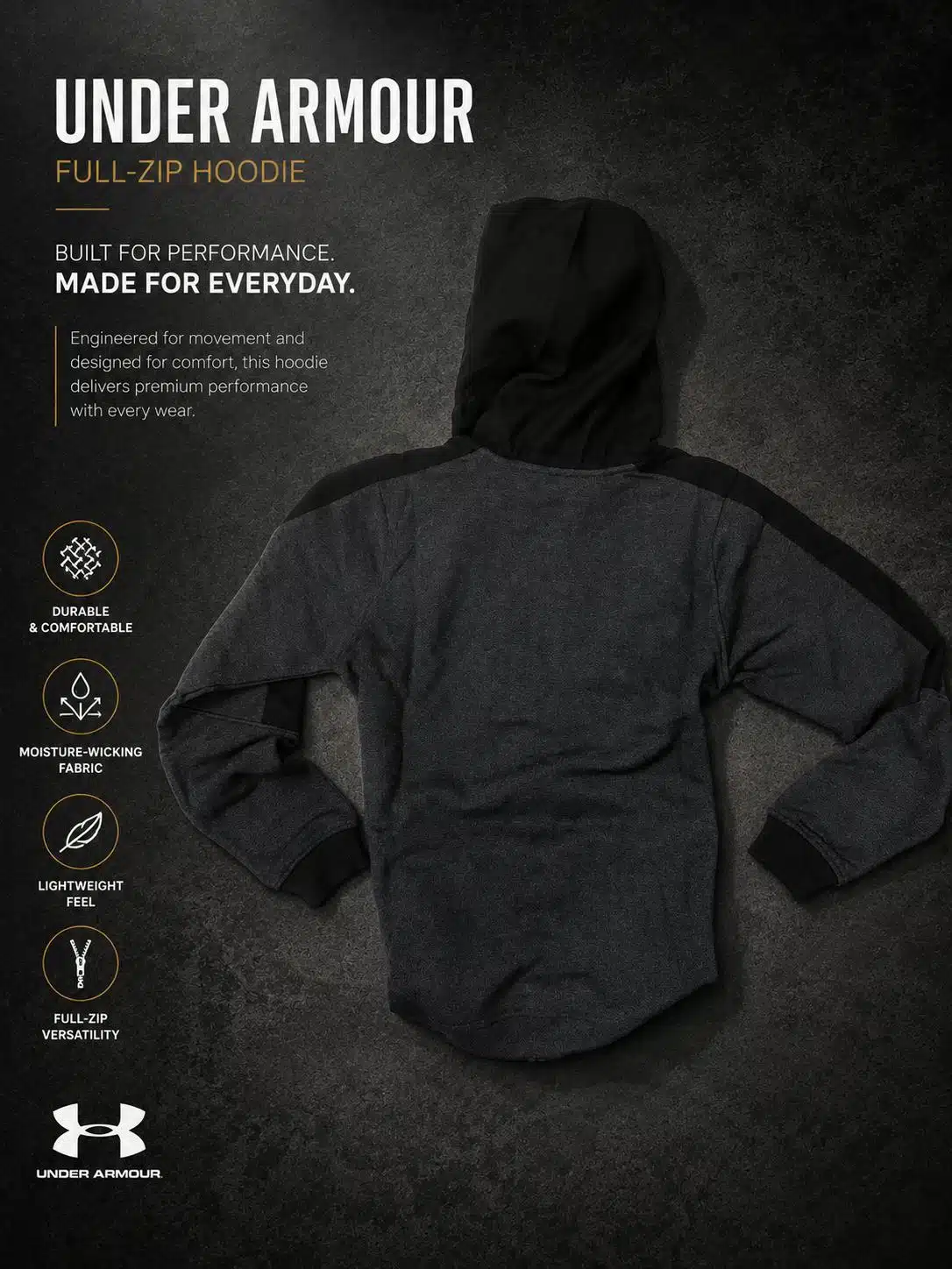 Under Armour Men’s Full Zip Track Top Under Armour Men’s Full Zip Track Top