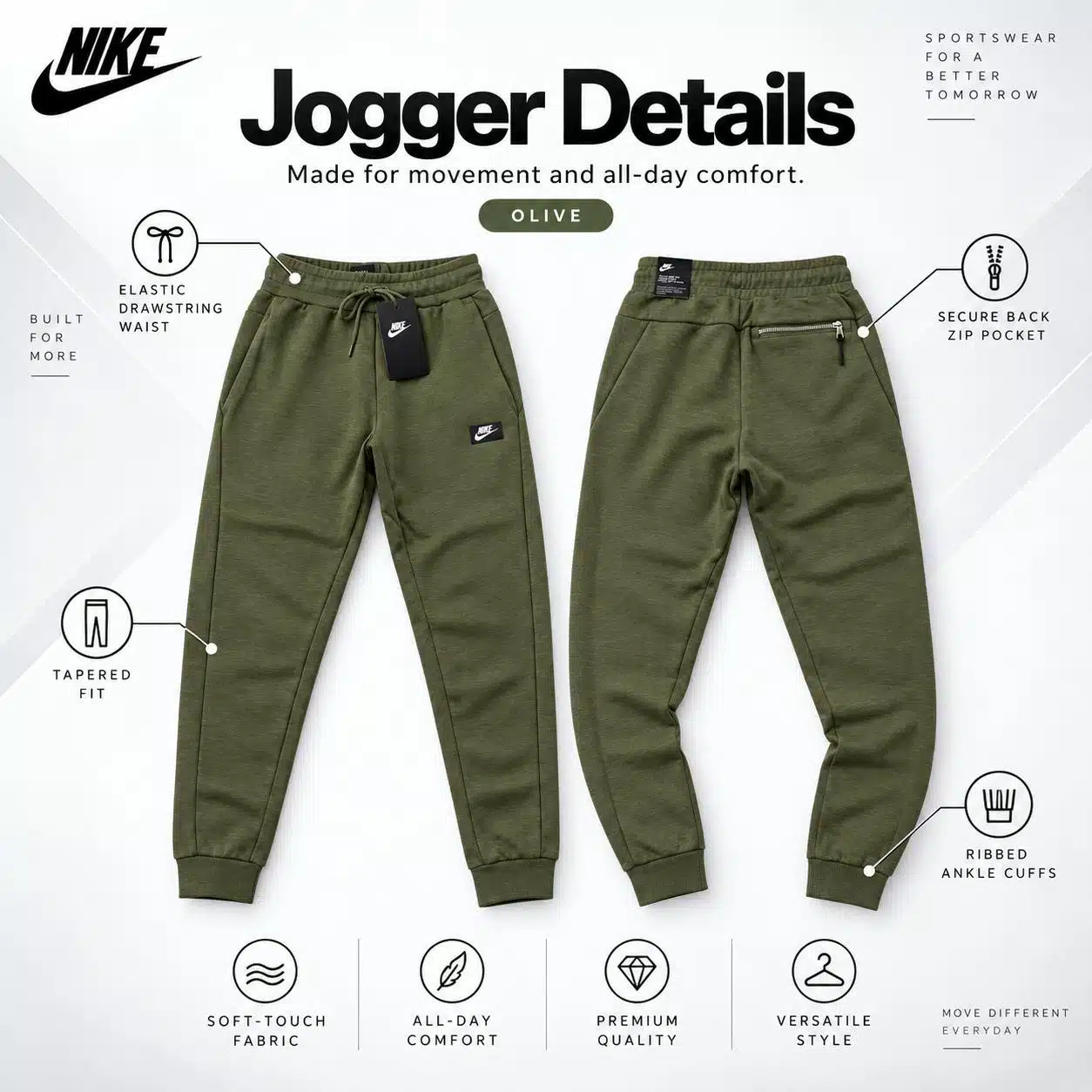 Nike Optic Tracksuit Set Green Nike Optic Tracksuit Set Green