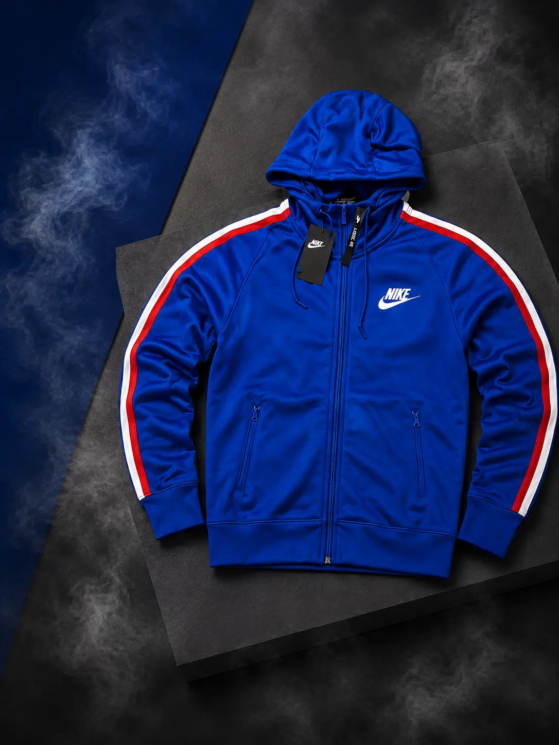 Nike Royal Blue Top Red White Stripes Nike Royal Blue Top Red White Stripes