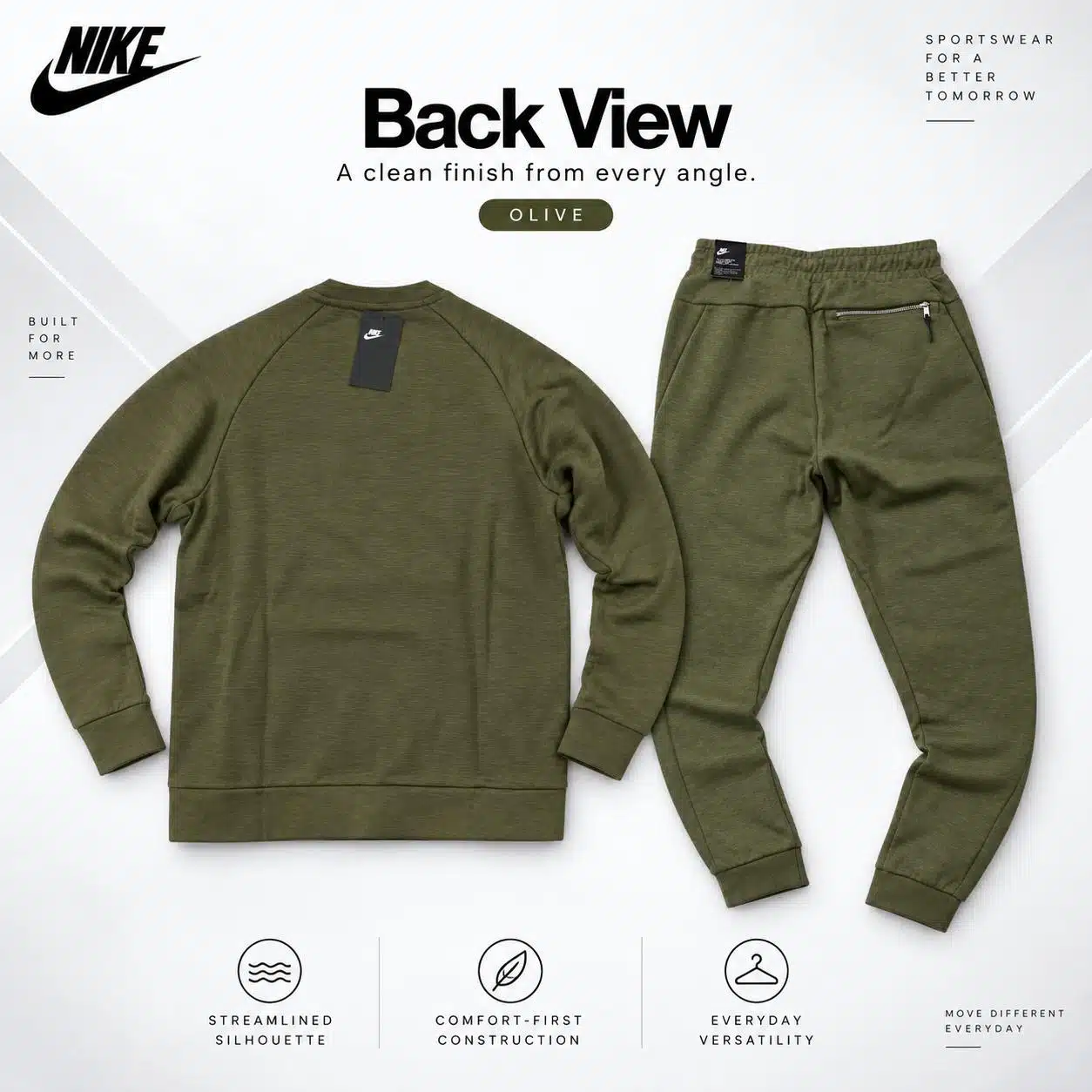 Nike Optic Tracksuit Set Green Nike Optic Tracksuit Set Green