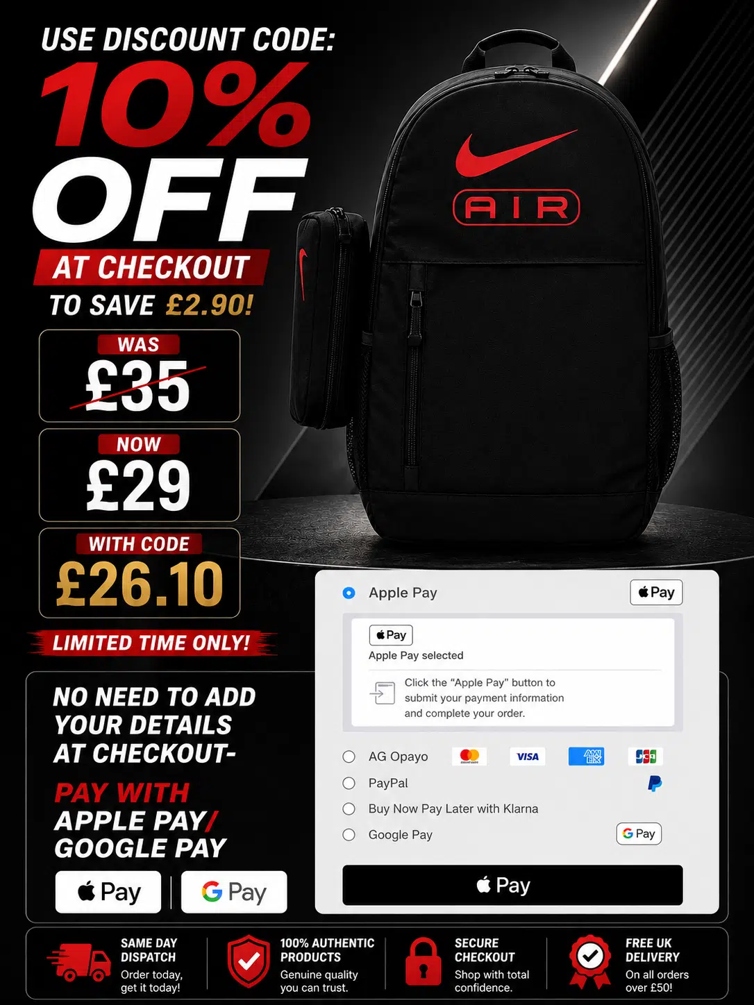 Nike air backpack Nike air backpack