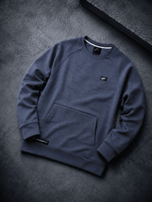 Nike Optic Crew Neck Track Top Sweater Grey Nike Optic Crew Neck Track Top Sweater Grey