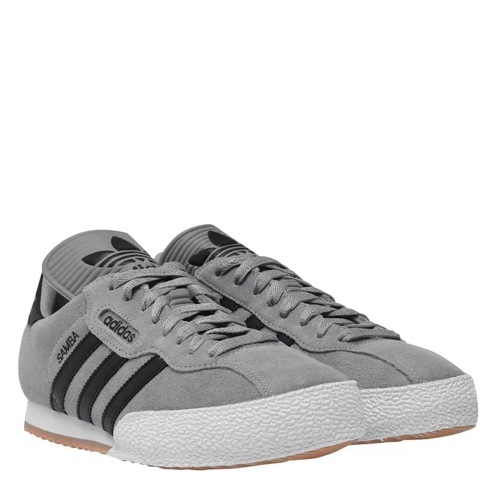 Originals Samba Super Suede Grey Trainers Mens Originals Samba Super Suede Grey Trainers Mens