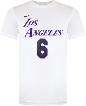 NIKE Unisex T-Shirt NBA Jersey LA Lakers NIKE Unisex T-Shirt NBA Jersey LA Lakers
