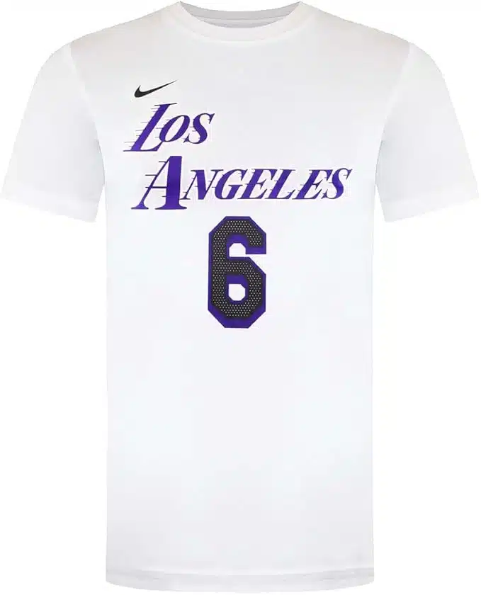 NIKE Unisex T-Shirt NBA Jersey LA Lakers NIKE Unisex T-Shirt NBA Jersey LA Lakers