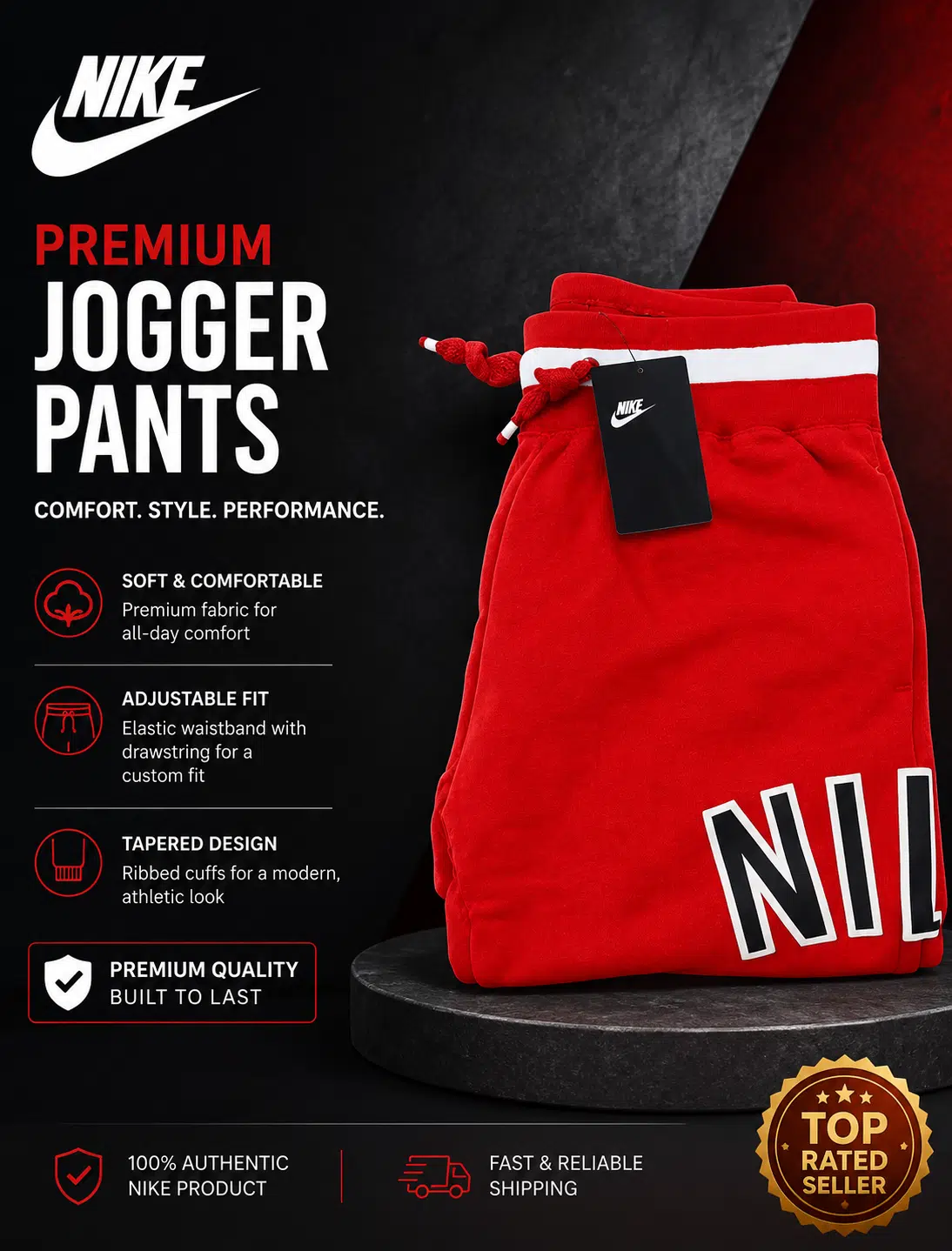 Nike Air Joggers Red Nike Air Joggers Red