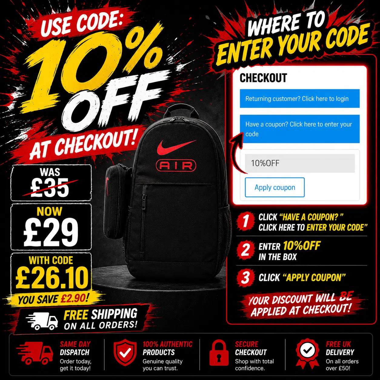 Nike air backpack Nike air backpack