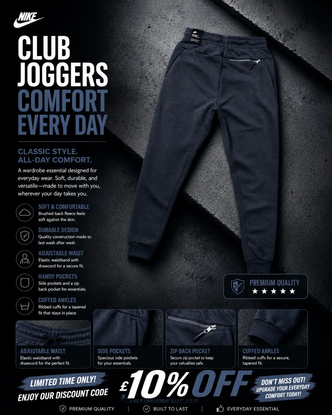 Nike Optic Track Jogger Pants Grey Nike Optic Track Jogger Pants Grey