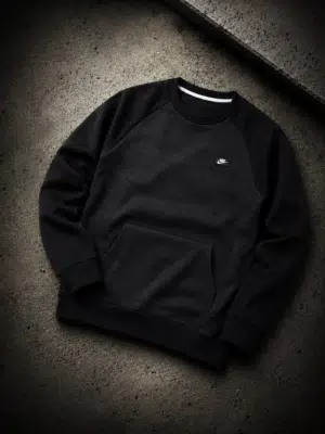 Nike Optic Crew Neck Track Top Sweater Black Nike Optic Crew Neck Track Top Sweater Black