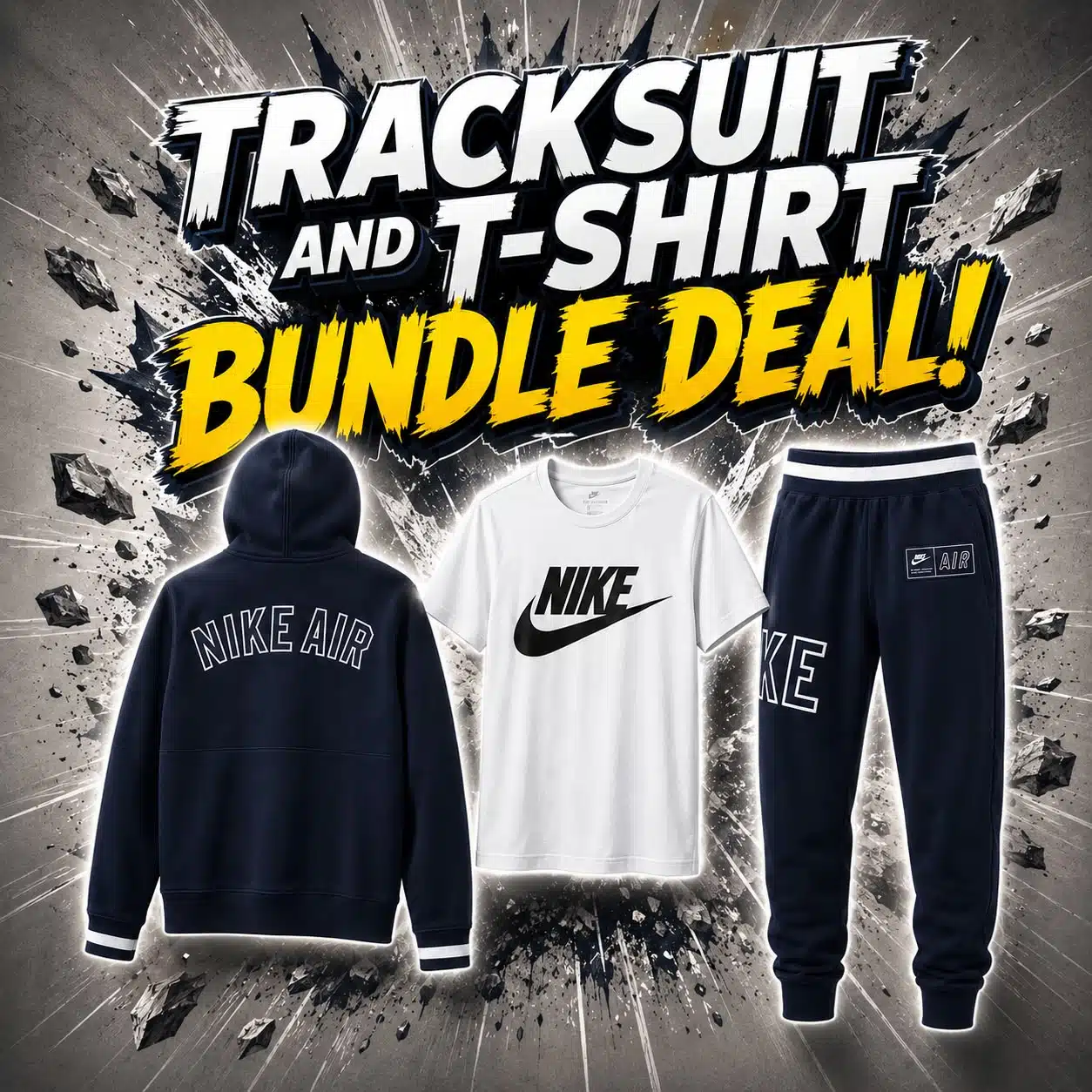 Nike Air Hooded Tracksuit Navy Nike Air Hooded Tracksuit Navy