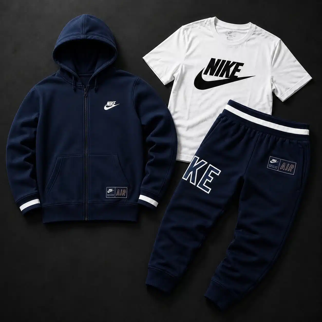 Nike Air Hooded Tracksuit Navy Nike Air Hooded Tracksuit Navy