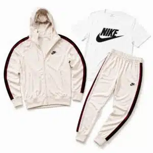Nike Cream Tracksuit Black Stripe Nike Cream Tracksuit Black Stripe