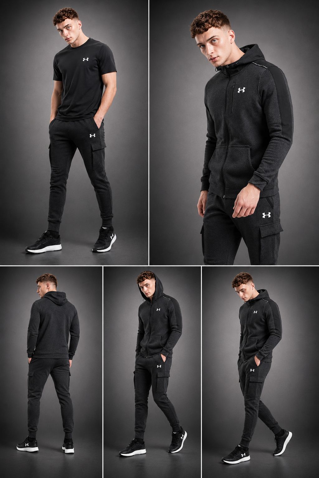 Under Armour Men’s Full Zip Tracksuit With T-shirt Under Armour Men’s Full Zip Tracksuit With T-shirt