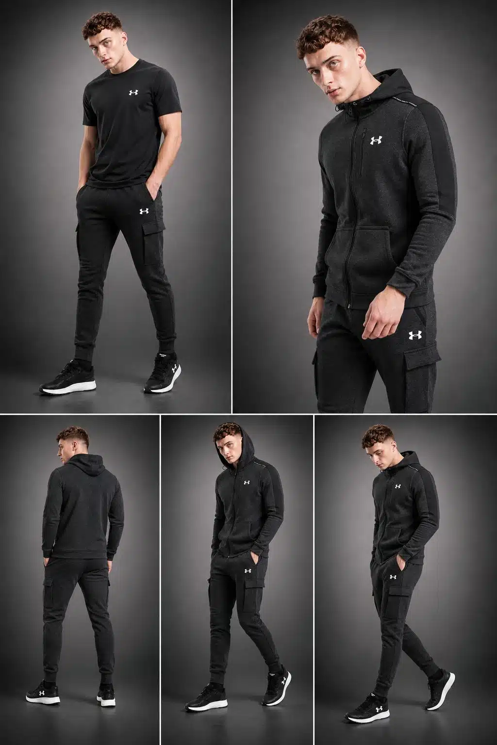 Under Armour Men’s Full Zip Tracksuit With T-shirt Under Armour Men’s Full Zip Tracksuit With T-shirt
