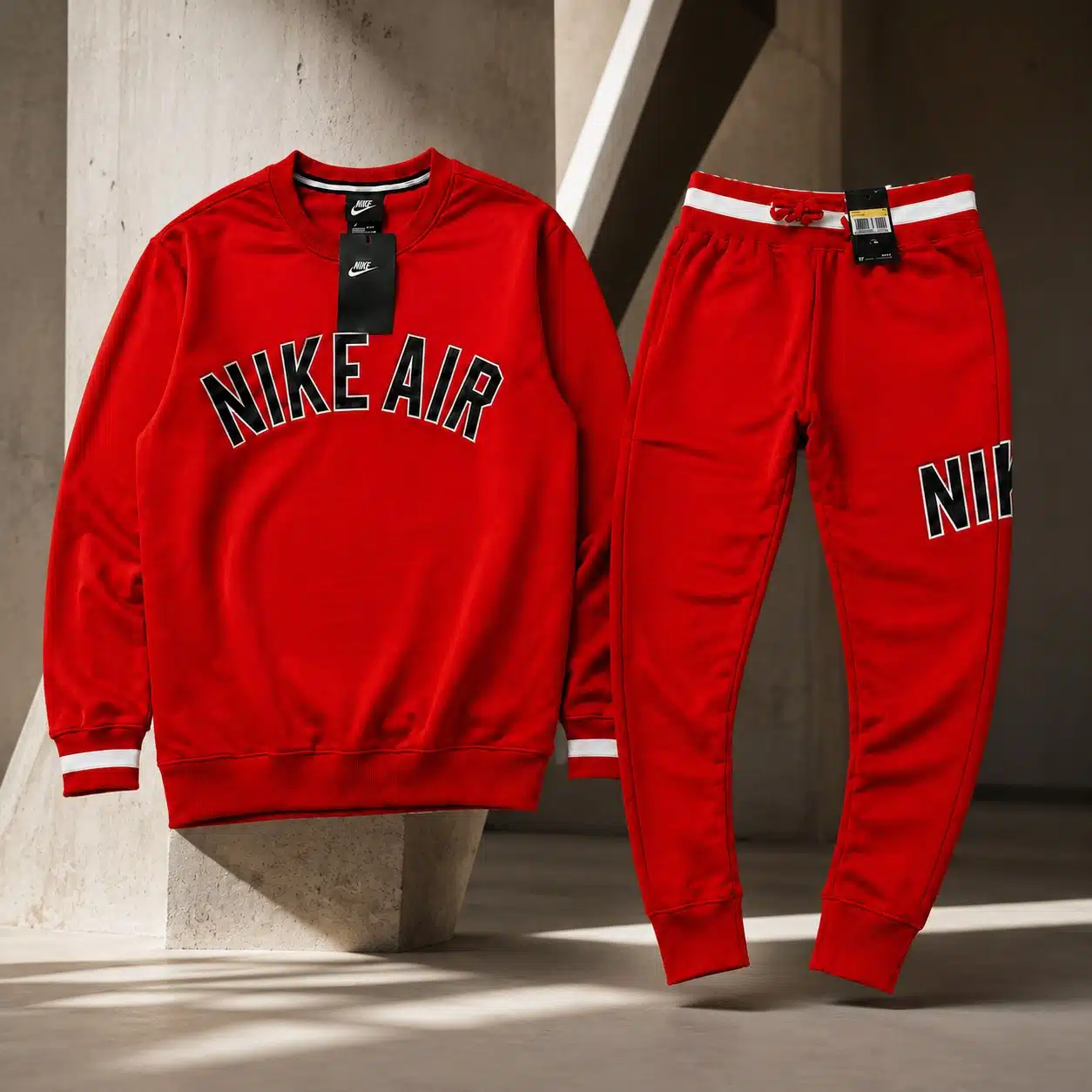 Nike Air Tracksuit Crew Neck Red Nike Air Tracksuit Crew Neck Red