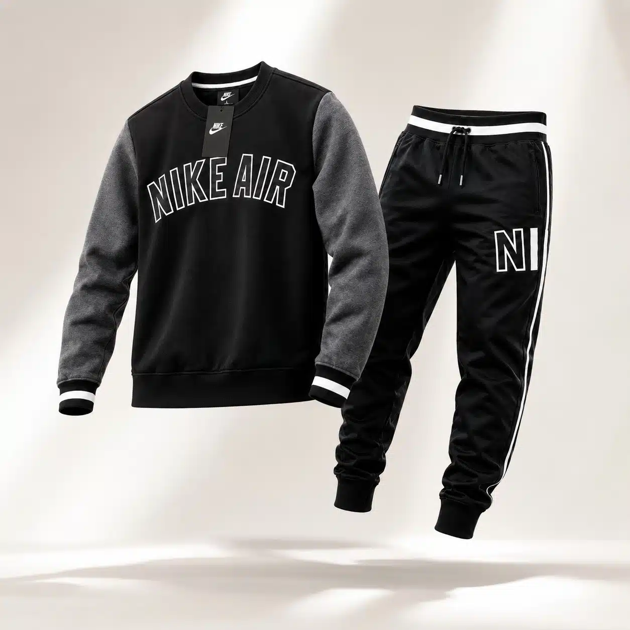 Nike Air Tracksuit Crew Neck Black Nike Air Tracksuit Crew Neck Black
