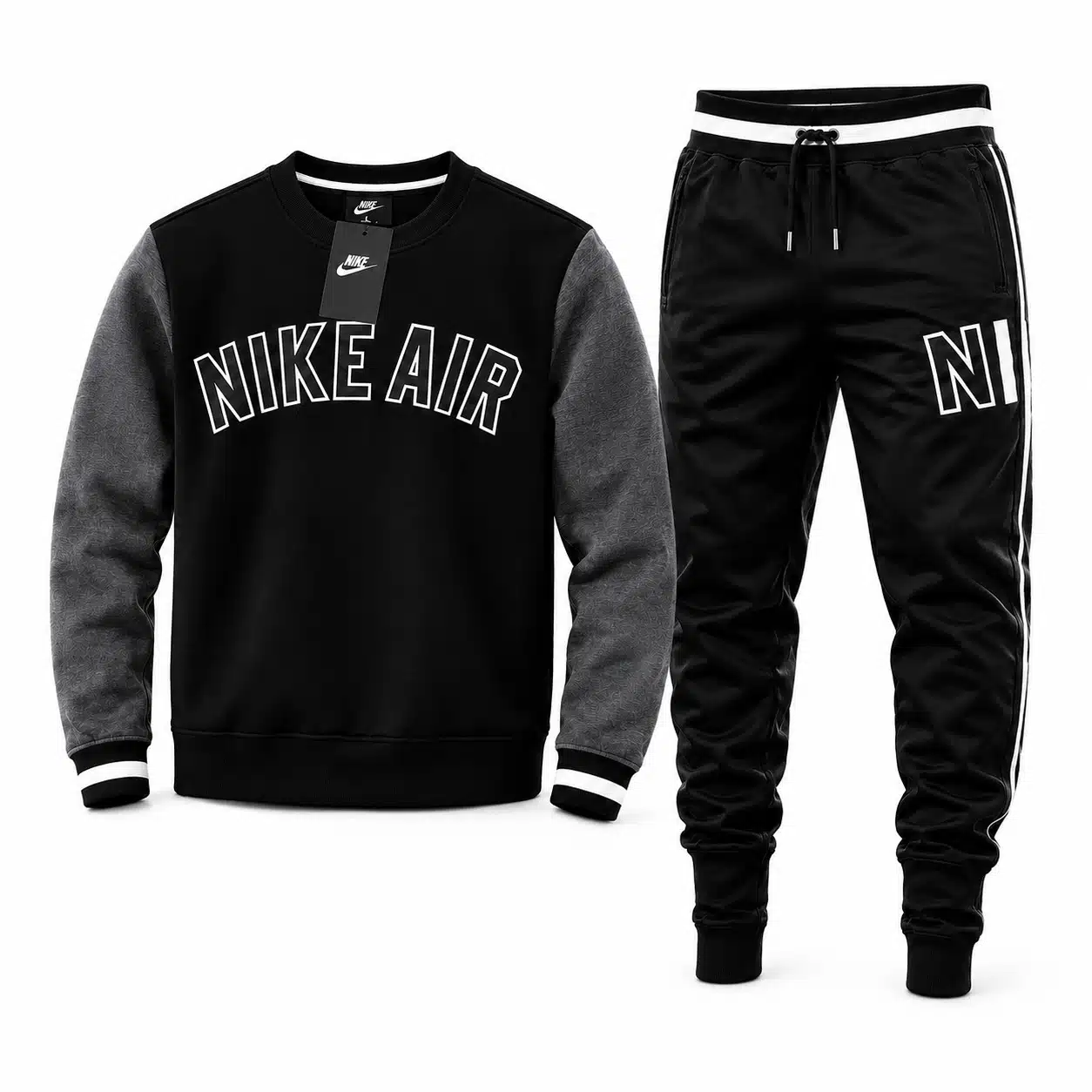 Nike Air Tracksuit Crew Neck Black Nike Air Tracksuit Crew Neck Black
