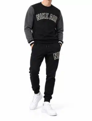 Nike Air Tracksuit Crew Neck Black Nike Air Tracksuit Crew Neck Black