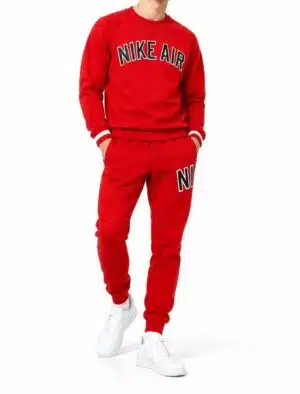 Nike Air Tracksuit Crew Neck Red Nike Air Tracksuit Crew Neck Red