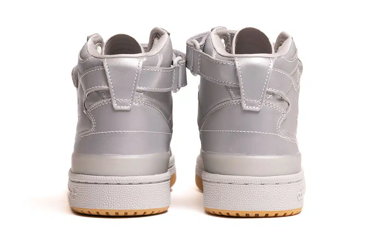 Adidas Ivy Park IVP Forum Mid Trainers Silver Adidas Ivy Park IVP Forum Mid Trainers Silver