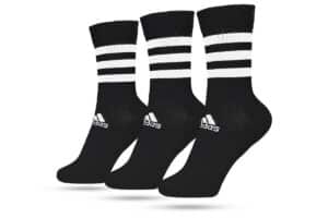 Adidas 3-Stripes Cushioned Crew Socks – Black Adidas 3-Stripes Cushioned Crew Socks – Black