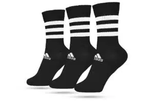 Adidas 3-Stripes Cushioned Crew Socks – Black Adidas 3-Stripes Cushioned Crew Socks – Black