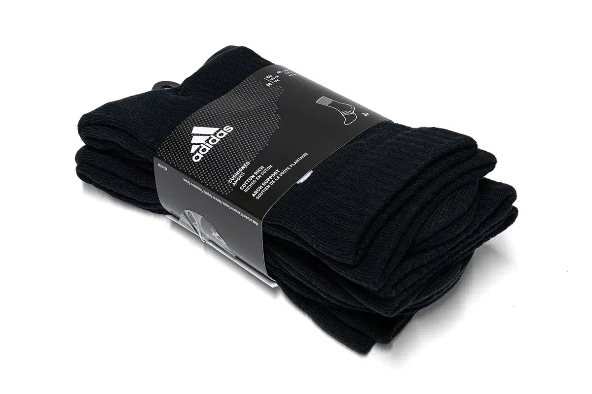 Adidas Performance Cushioned Crew Socks – Black Adidas Performance Cushioned Crew Socks – Black