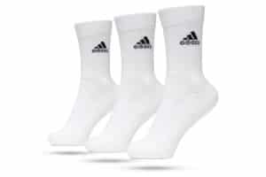 Adidas Performance Cushioned Crew Socks – White Adidas Performance Cushioned Crew Socks – White