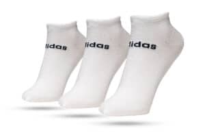 Adidas No-Show Socks – White Adidas No-Show Socks – White