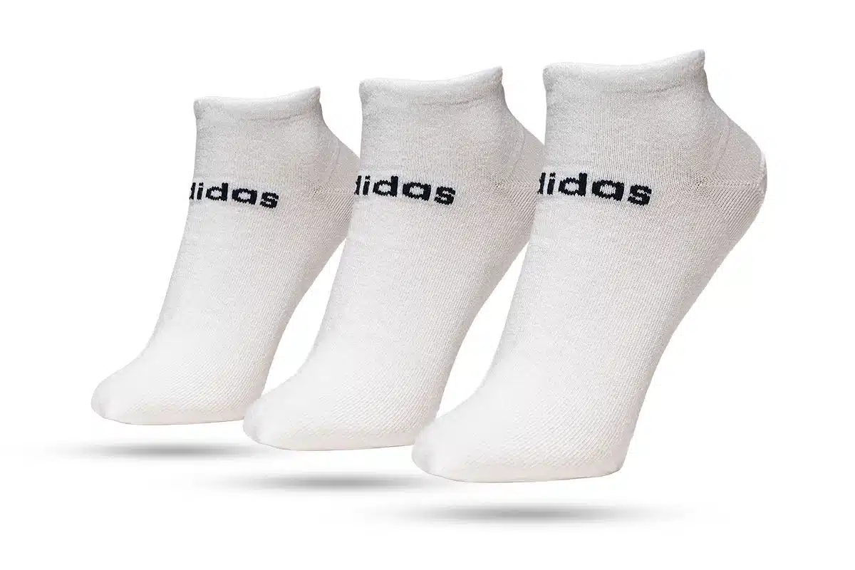 Adidas No-Show Socks – White Adidas No-Show Socks – White