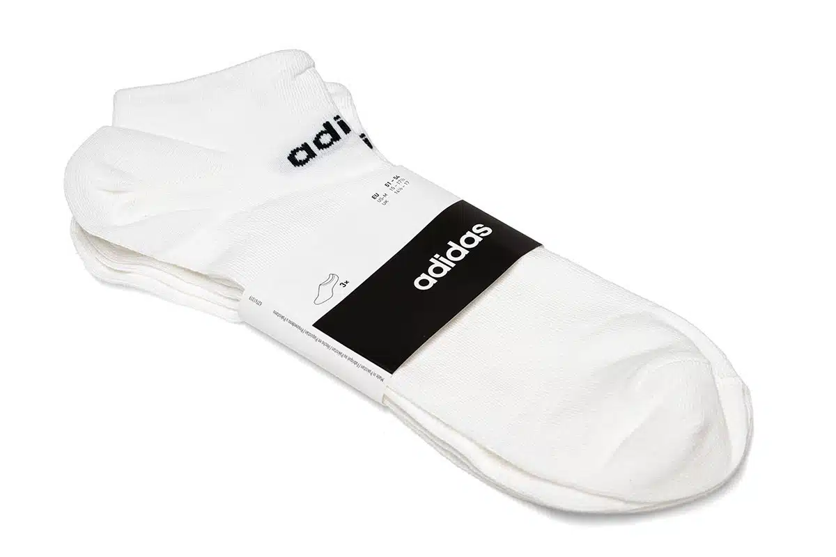 Adidas No-Show Socks – White Adidas No-Show Socks – White