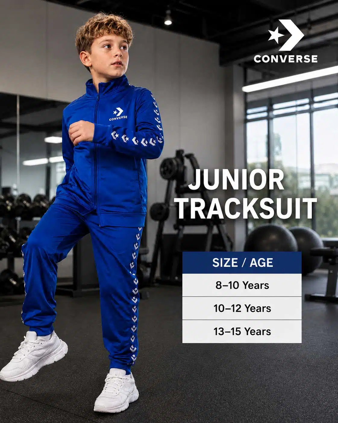 Converse Kids Tracksuit – Royal Blue Converse Kids Tracksuit – Royal Blue