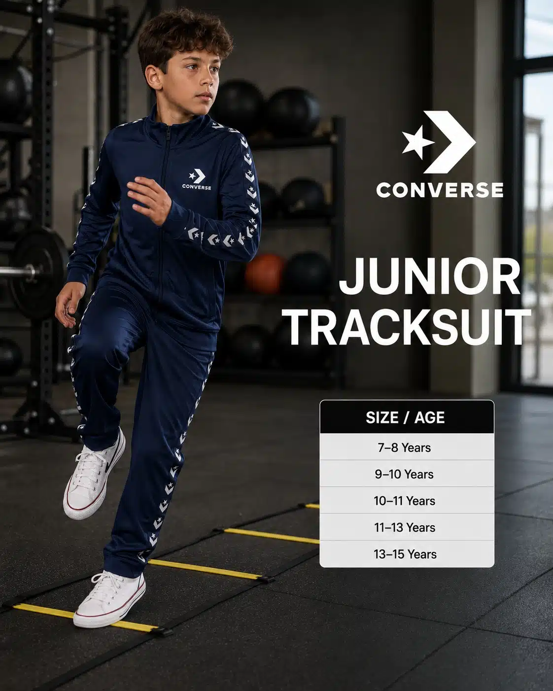 Converse Kids Tracksuit – Navy Converse Kids Tracksuit – Navy