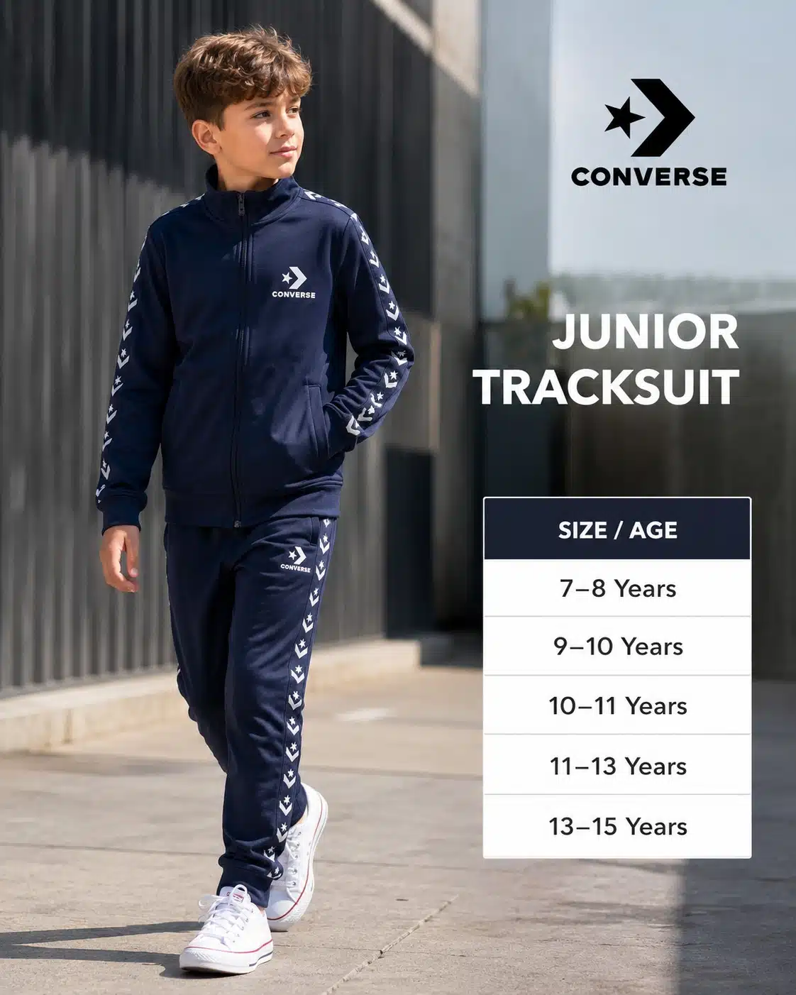 Converse Kids Tracksuit – Navy Converse Kids Tracksuit – Navy