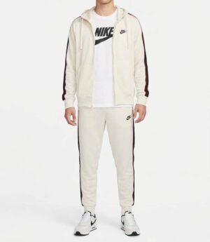 Nike Cream Tracksuit Black Stripe Nike Cream Tracksuit Black Stripe