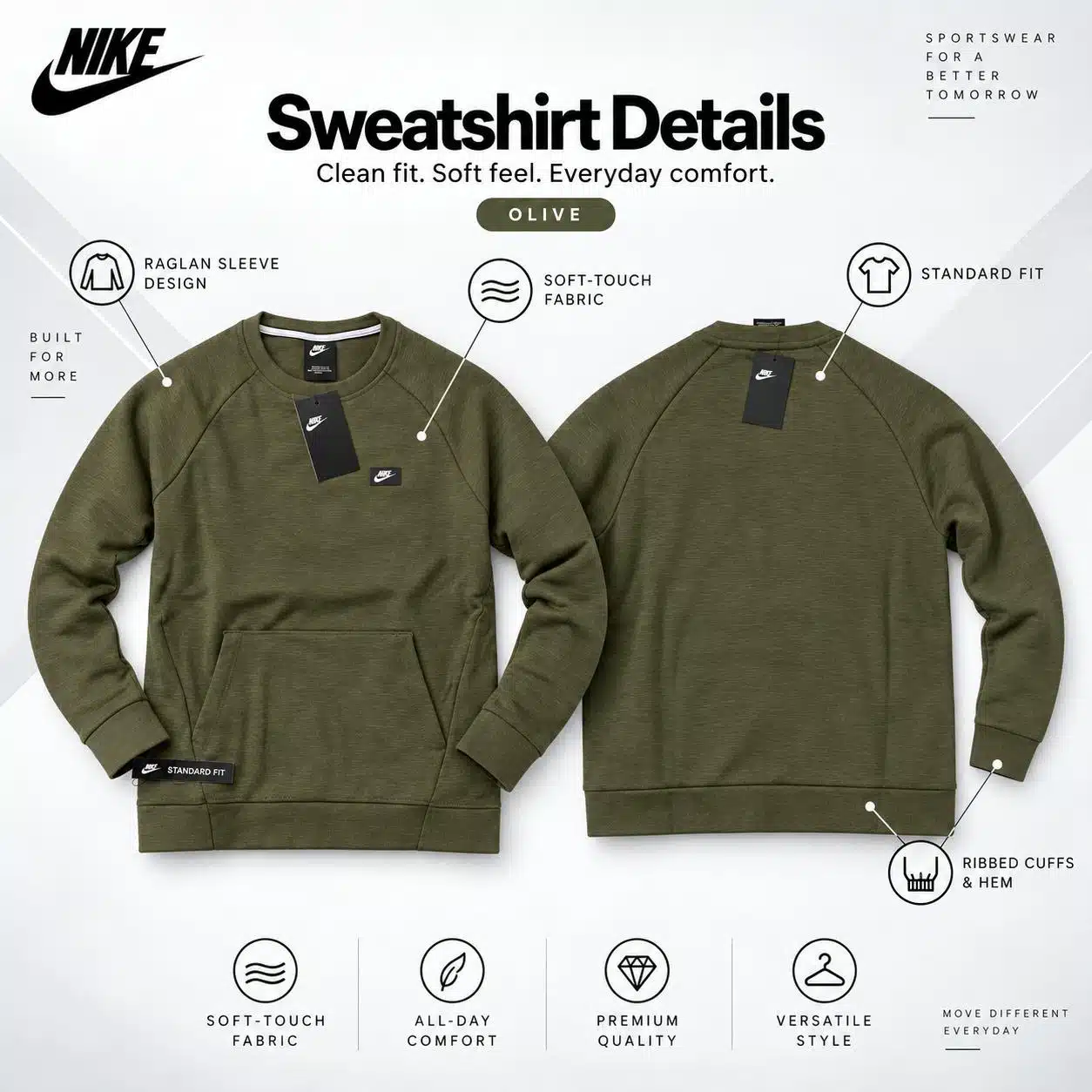 Nike Optic Tracksuit Set Green Nike Optic Tracksuit Set Green