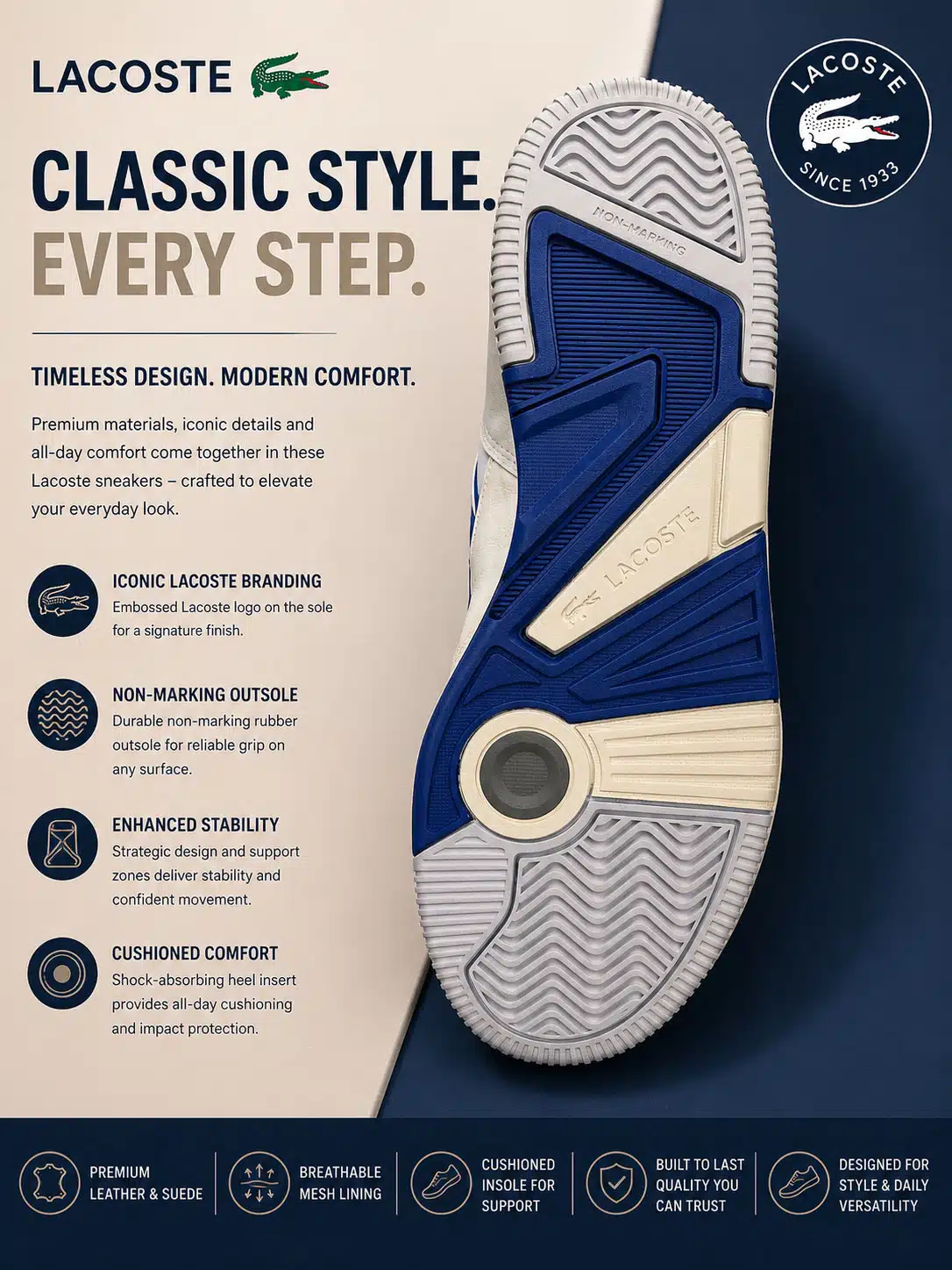 Lacoste Lineshot 124 Leather trainers 1T3 Lacoste Lineshot 124 Leather trainers 1T3