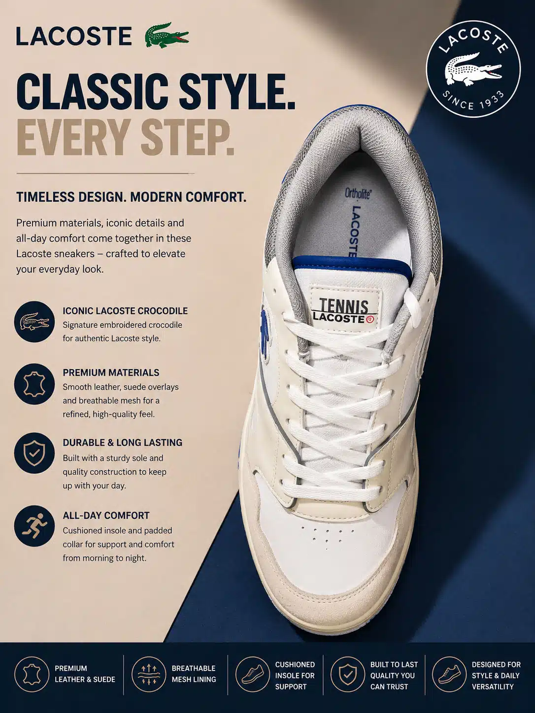Lacoste Lineshot 124 Leather trainers 1T3 Lacoste Lineshot 124 Leather trainers 1T3