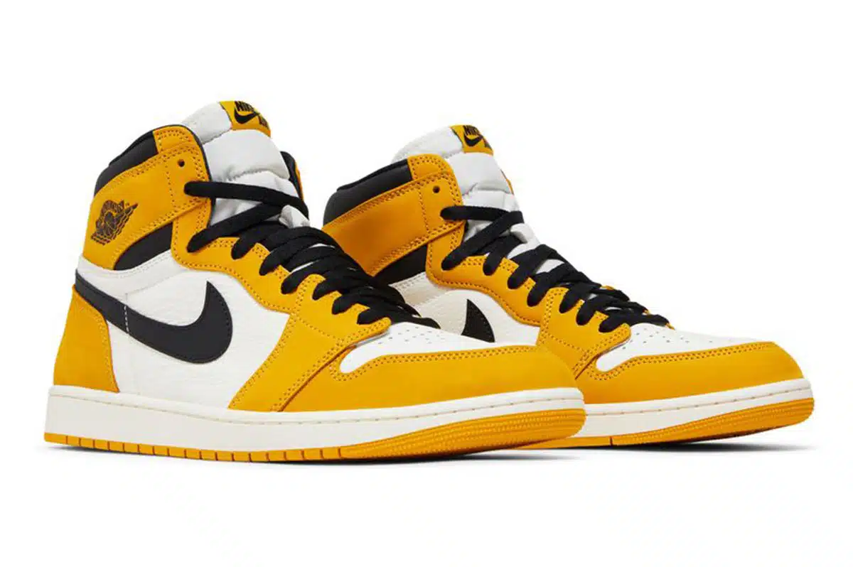Nike Air Jordan 1 Retro High OG Yellow Ochre Womens Trainers <span class="prodcode"><br>DZ5485-701</span> Nike Air Jordan 1 Retro High OG Yellow Ochre Womens Trainers <span class="prodcode"><br>DZ5485-701</span>